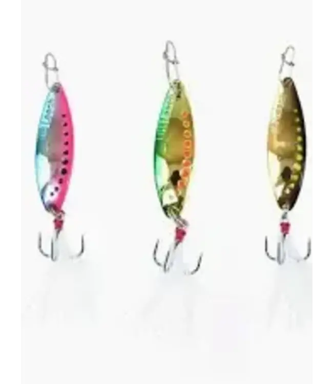 CLAM CORPORATION CLAM OUTDOORS PANFISH LEECH FLUTTER SPOON KIT 1/32OZ SZ14
