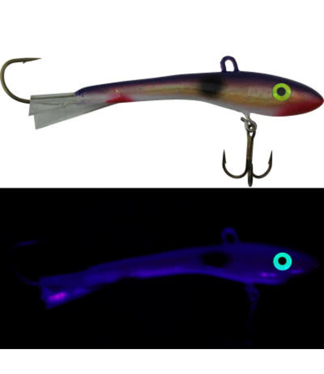 Moonshine Lures Moonshine Lures Golden Grape Holographic Shiver 1-3/8oz