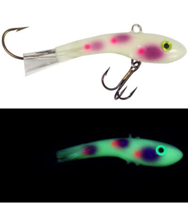 Moonshine Lures Moonshine Purplez-it Fat Bottom Shiver Minnow #2