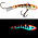 Moonshine Lures Moonshine Tangerine Tiger Fat Bottom Shiver Minnow #2