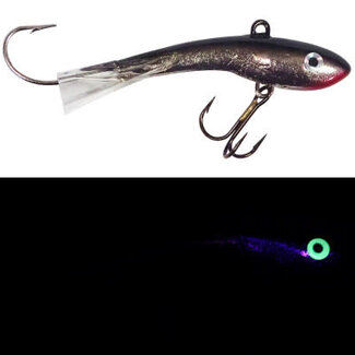 Moonshine Lures Moonshine Silver Shiner Metallic Shiver Minnow #1