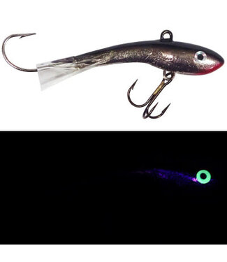 Moonshine Lures Moonshine Silver Shiner Metallic Shiver Minnow #1
