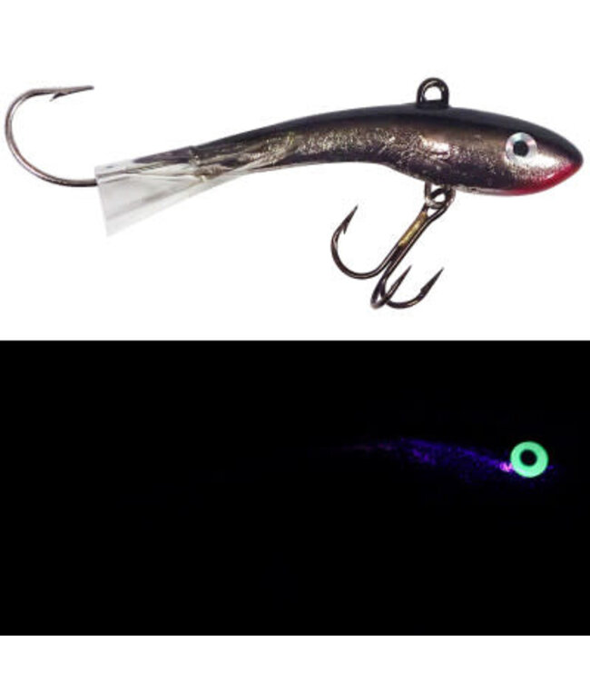 Moonshine Lures Moonshine Silver Shiner Metallic Shiver Minnow #1