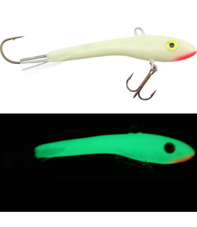 Moonshine Lures Moonshine Joes Glow Shiver Minnow #0