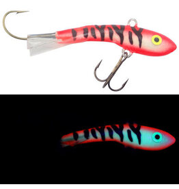Moonshine Lures Moonshine Red Tiger Shiver Minnow #00