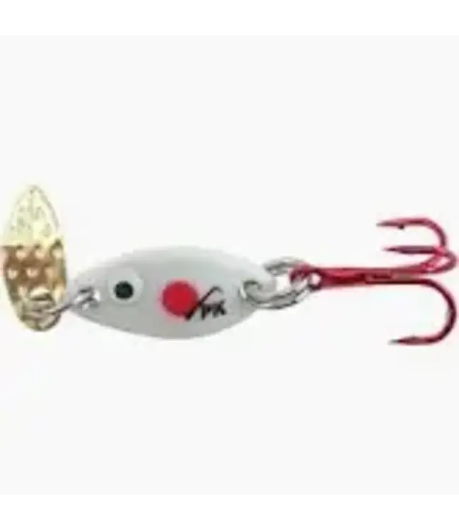 PK Lures PK TUNGSTEN SPOON 1/16OZ RED DOT GLOW