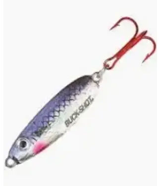 NORTHLAND FISHING TACKLE BUCK-SHOT RATTLE SPOON  1/8oz SLVSHR