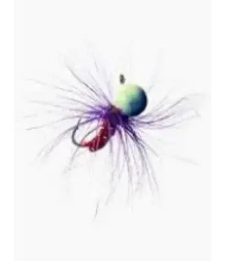 CUSTOM JIGS & SPINS INC. CUSTOM JIGS JAJE TUNGSTEN BUG SIZE 14 04 PURPLE/GLOW