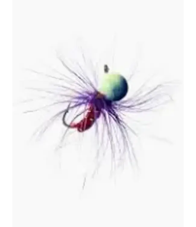 CUSTOM JIGS & SPINS INC. CUSTOM JIGS JAJE TUNGSTEN BUG SIZE 14 04 PURPLE/GLOW