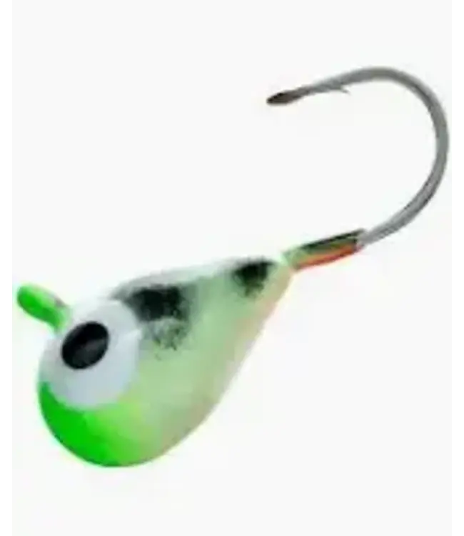 K&E PELKIE TUNGSTEN JIG GREEN GLOW SZ 12