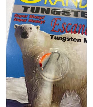 K&E TUNGSTEN MOON JIG ORG/GLOW SZ 10