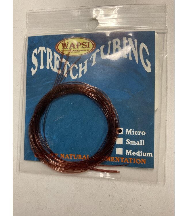 Wapsi STRETCH TUBING, MICRO BROWN VTT047