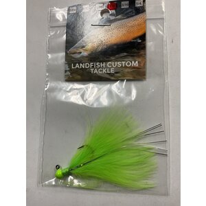 LANDFISH CUSTOM TACKLE LANDFISH CUSTOM TACKLE 1/16OZ CHARTREUSE