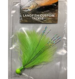 LANDFISH CUSTOM TACKLE LANDFISH CUSTOM TACKLE 1/32OZ CHARTREUSE