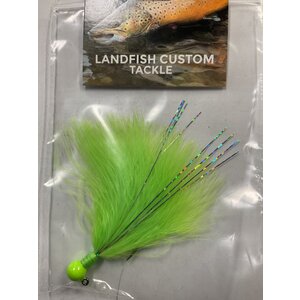 LANDFISH CUSTOM TACKLE LANDFISH CUSTOM TACKLE 1/32OZ CHARTREUSE