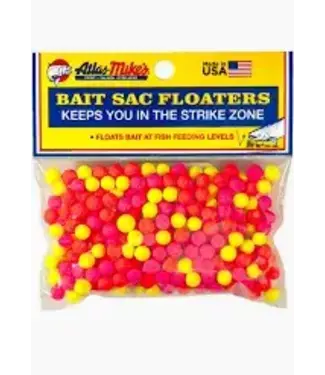 Atlas Mike's Atlas 99008 Bait Sac Floaters Assorted Colors 300Bg