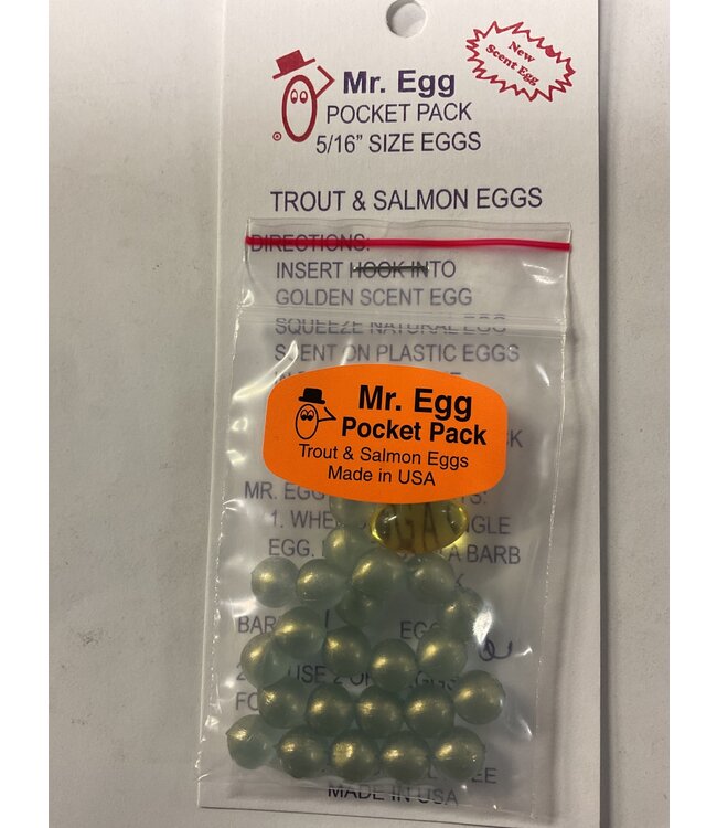 Mr. Egg Mr. Egg Pocket Pack Blue Pearl 5/16