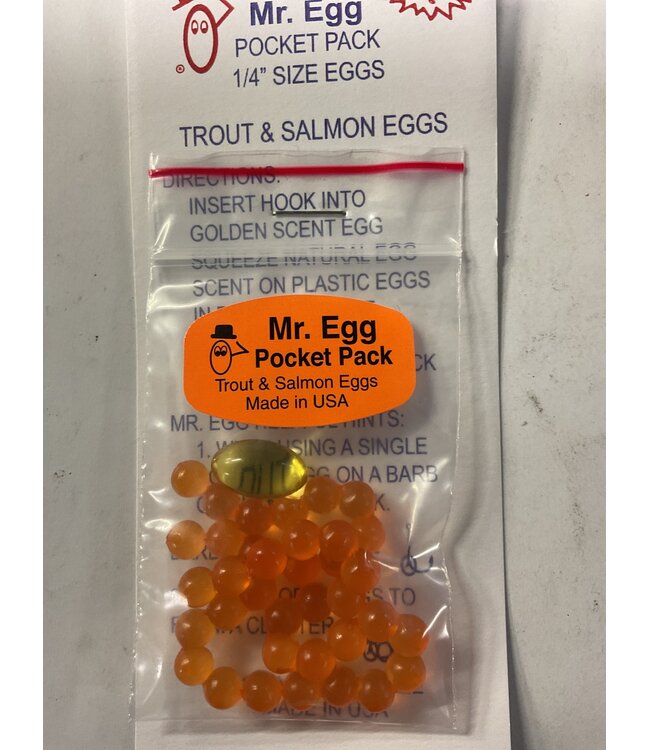 Mr. Egg Mr. Egg Pocket Pack Coho Red 1/4