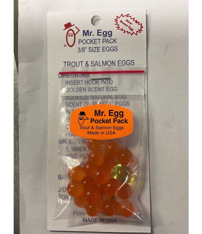 Mr. Egg Mr. Egg Pocket Pack Coho Red 3/8