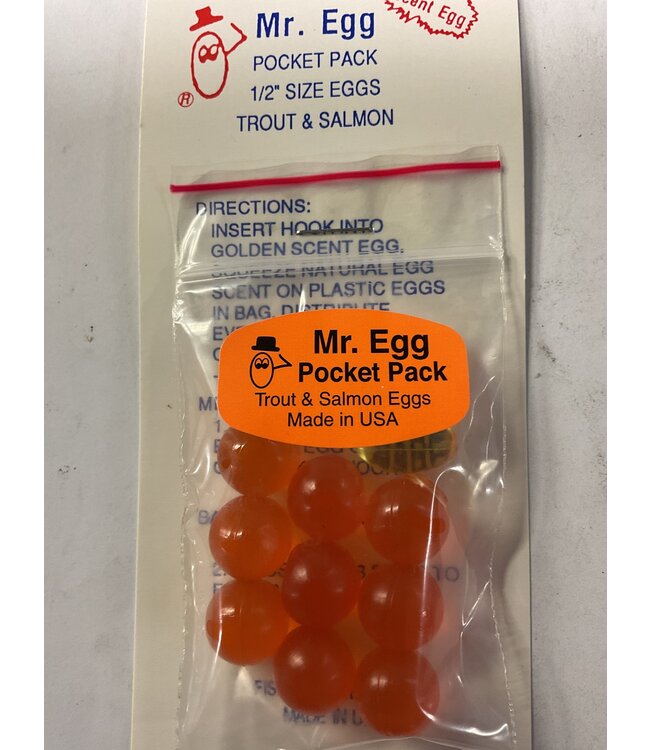 Mr. Egg Mr. Egg Pocket Pack Coho Red 1/2
