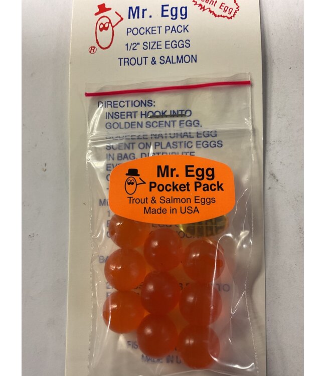 Mr. Egg Mr. Egg Pocket Pack Coho Red 1/2