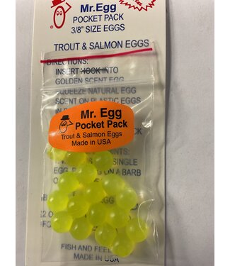 Mr. Egg Mr. Egg Pocket Pack Chartreuse 3/8