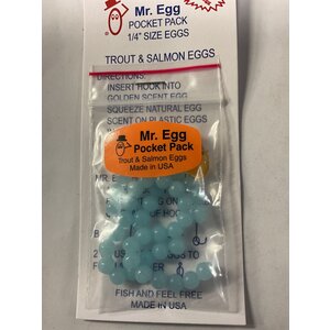 Mr. Egg Mr. Egg Pocket Pack Blue Bubblegum 1/4