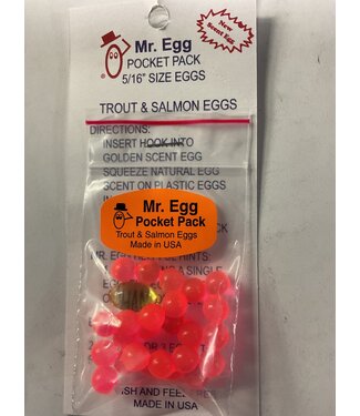 Mr. Egg Mr. Egg Pocket Pack Red Orange 5/16