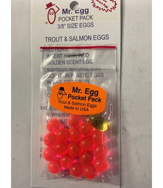 Mr. Egg Mr. Egg Pocket Pack Red Orange 3/8