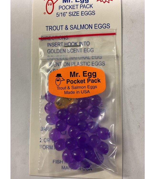 Mr. Egg Mr. Egg Pocket Pack Purple 5/16