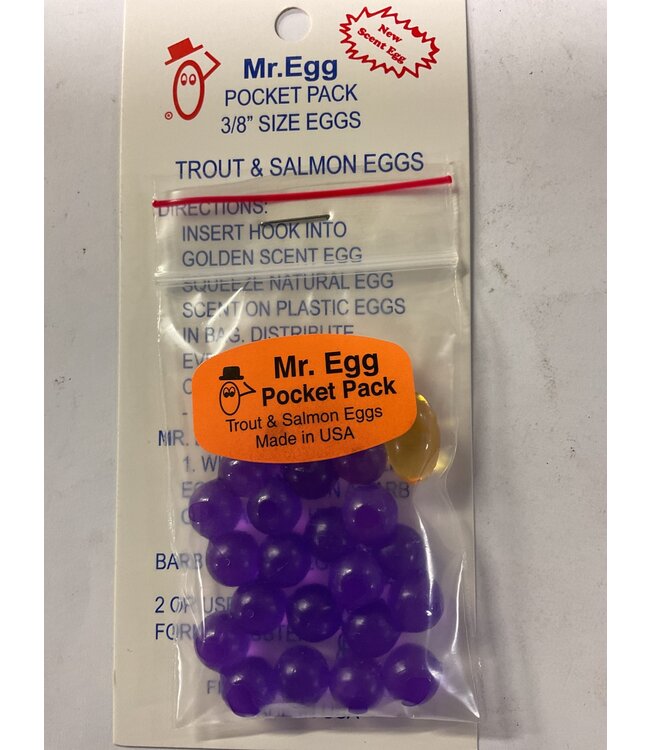 Mr. Egg Mr. Egg Pocket Pack Purple 3/8