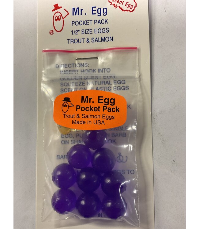 Mr. Egg Mr. Egg Pocket Pack Purple 1/2