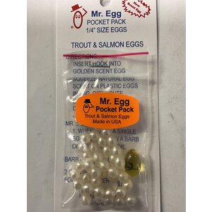 Mr. Egg Mr. Egg Pocket Pack White Pearl 1/4