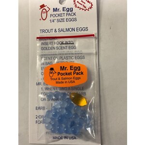 Mr. Egg Mr. Egg Pocket Pack Light Blue 1/4
