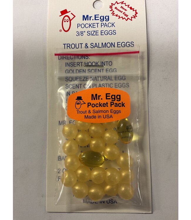 Mr. Egg Mr. Egg Pocket Pack Pearl 3/8