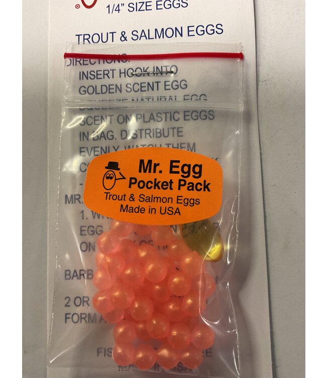 Mr. Egg Mr. Egg Pocket Pack Orange Pearl 1/4