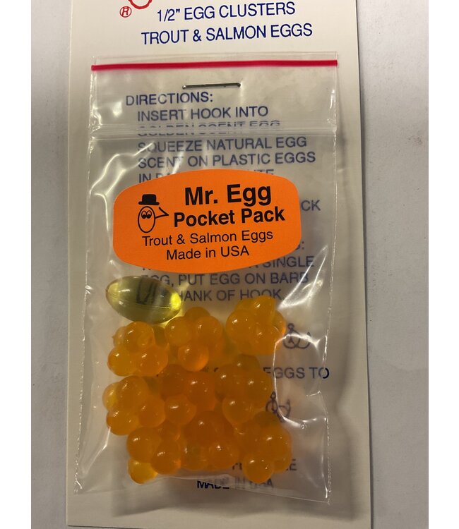 Mr. Egg Mr. Egg Pocket Pack Natural Cluster 1/2