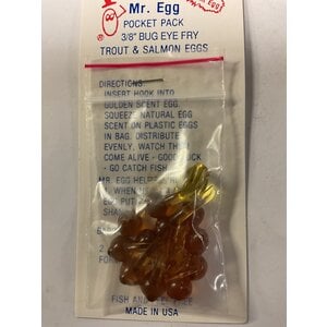 Mr. Egg Mr. Egg Pocket Pack Rootbeer Bug Eye Fry 3/8