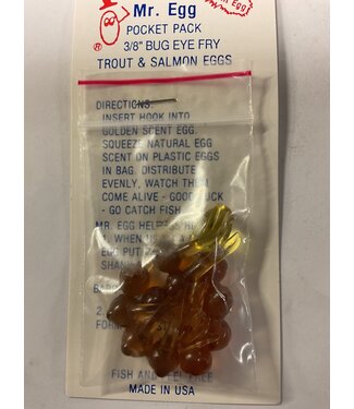 Mr. Egg Mr. Egg Pocket Pack Rootbeer Bug Eye Fry 3/8