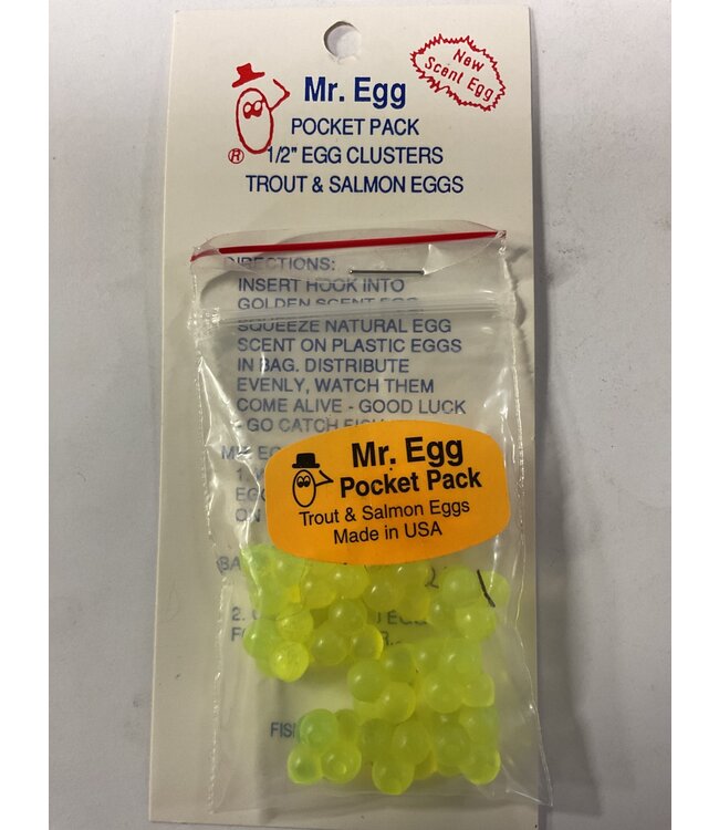 Mr. Egg Mr. Egg Pocket Pack Chartreuse Cluster 1/2