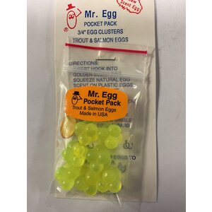 Mr. Egg Mr. Egg Pocket Pack Chartreuse Cluster 3/4