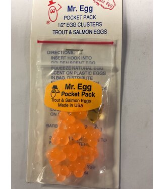 Mr. Egg Mr. Egg Pocket Pack Orange Cluster 1/2