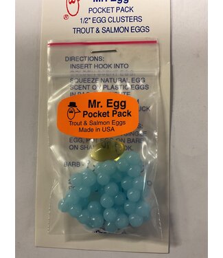 Mr. Egg Mr. Egg Pocket Pack Blue Bubblegum Cluster 1/2