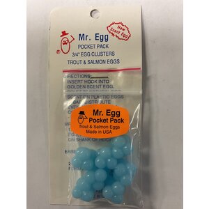 Mr. Egg Mr. Egg Pocket Pack Blue Bubblegum Cluster 3/4