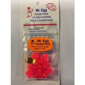 Mr. Egg Mr. Egg Pocket Pack Red Orange Cluster 1/2