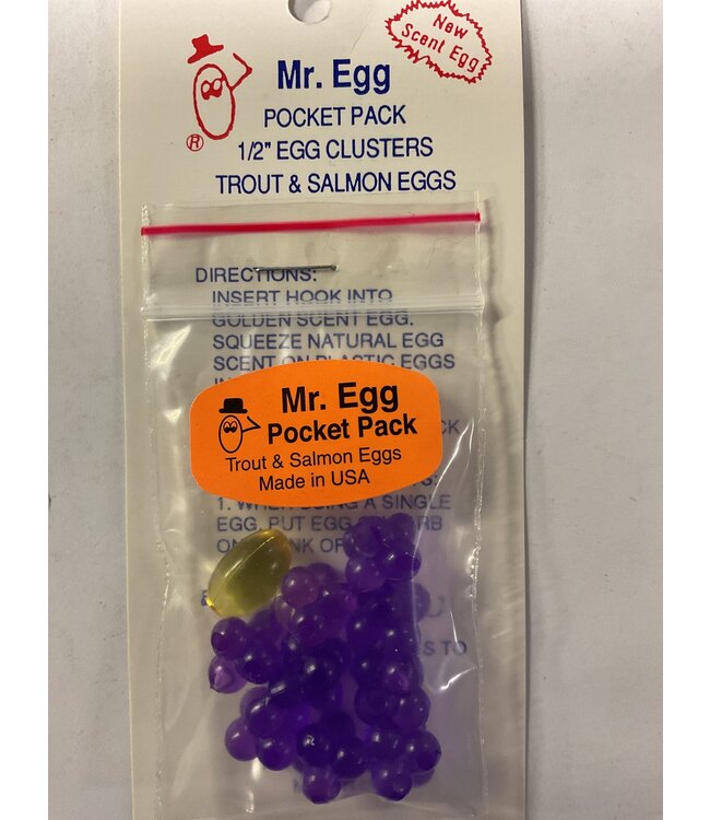 Mr. Egg Mr. Egg Pocket Pack Purple Cluster 1/2