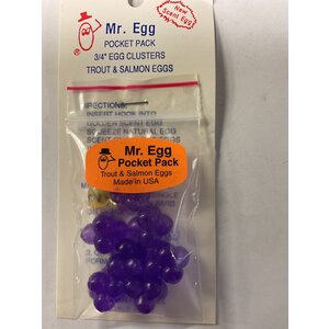 Mr. Egg Mr. Egg Pocket Pack Purple Cluster 3/4
