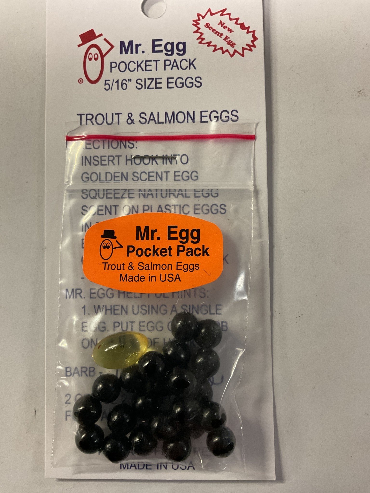 Mr. Egg Mr. Egg Pocket Pack Black 5/16 - All Seasons Sports