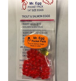 Mr. Egg Mr. Egg Pocket Pack Red  1/4