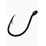 LAZER OCTOPUS SHORT SHANK OFFSET UP EYE Platinum Black 54hks per pack
